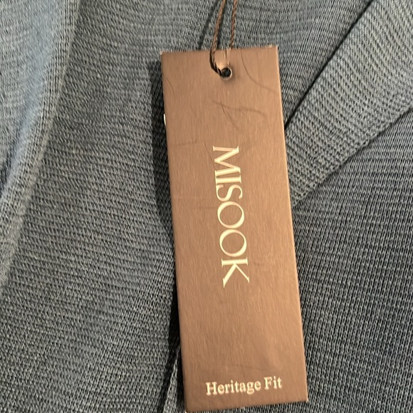 Misook long cardigan. Teal. Beautiful. New. Pockets. Knit. - Picture 5 of 5